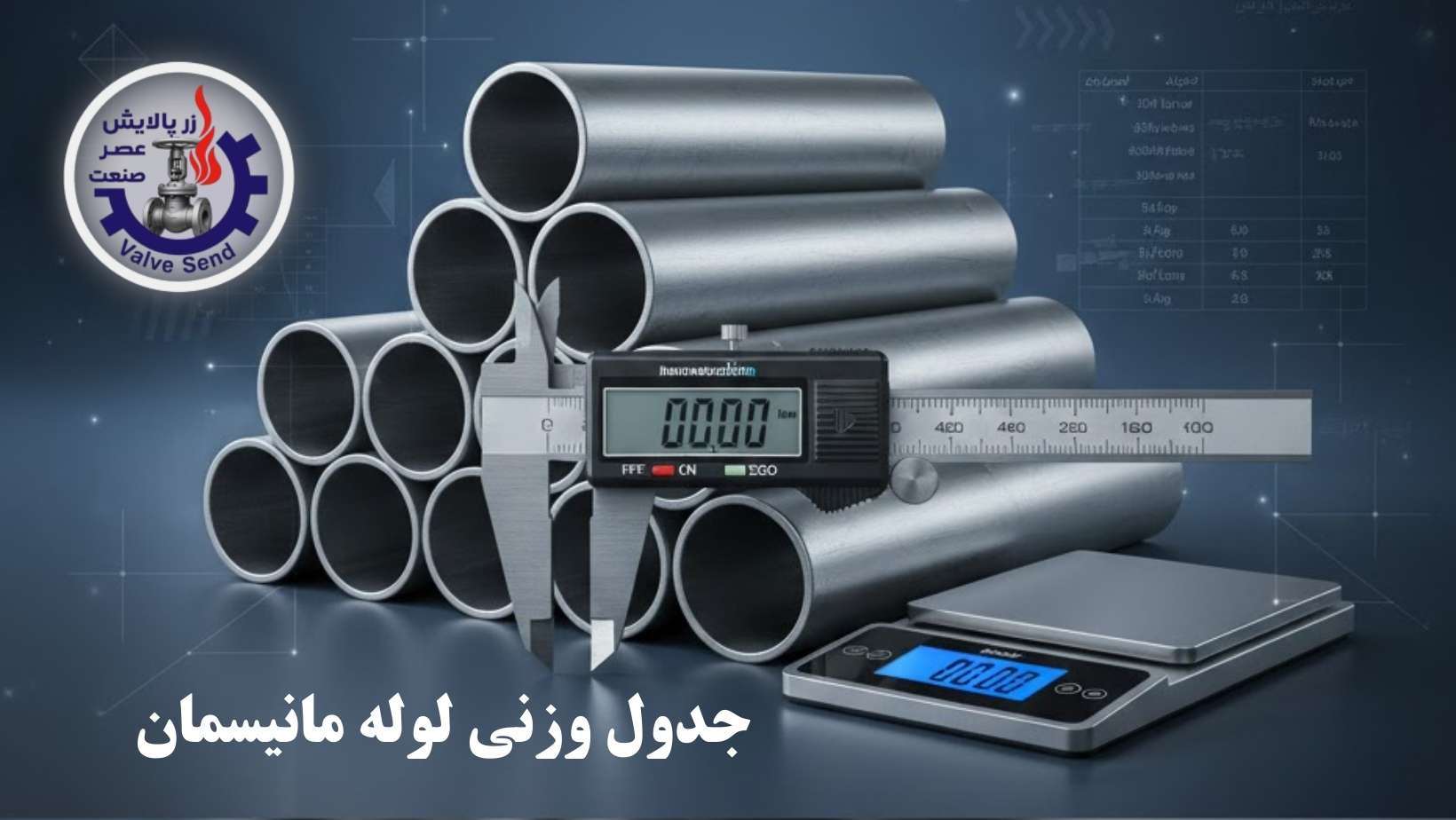 جدول وزنی لوله مانیسمان